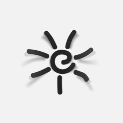 Obraz premium realistic design element: sun