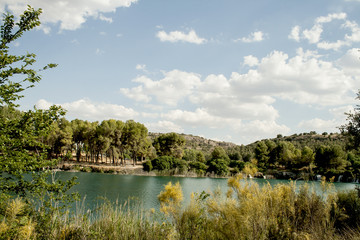 batana lagoon, lagunas de ruidera national park, spain