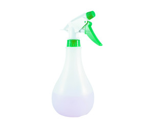 White spray bottle isolated