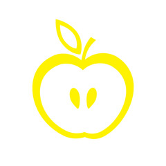 Yellow apple icon