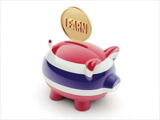 Thailand  Learn Concept. Piggy Concept