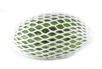 watermelon in shockproof on white background
