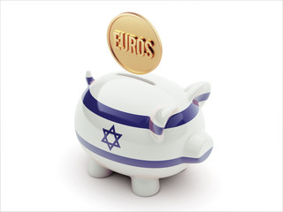 Israel Euro Concept Piggy Concept