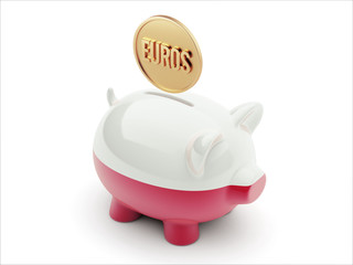 Poland Euro Concept Piggy Concept