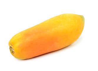 papaya isolate on white background