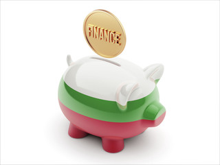 Bulgaria Finance Concept Piggy Concept