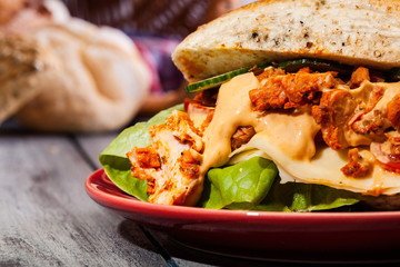 Kebab sandwich