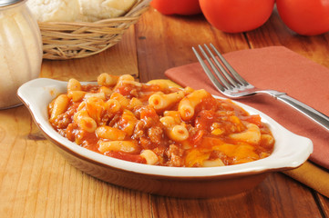 Macaroni and beef