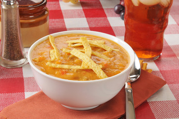 Chicken tortilla soup