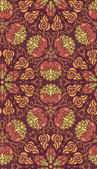 Decorative seamless pattern. EPS-8.