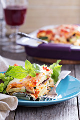 Vegetable lasagna