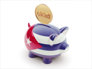 Cuba Growth Concept. Piggy Concept