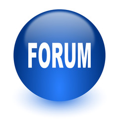 forum computer icon on white background