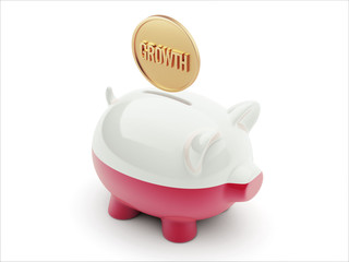 Poland Growth Concept. Piggy Concept