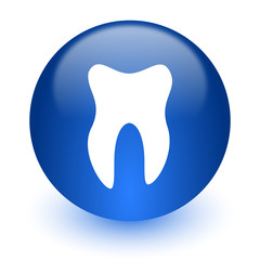 tooth computer icon on white background