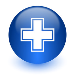 Obraz premium pharmacy computer icon on white background