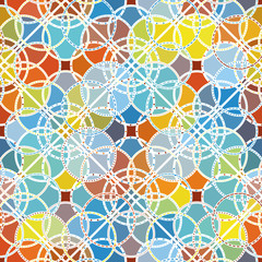 abstract seamless ornament pattern vector illustration