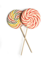 Lollipop with white background and shadows