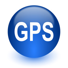 gps computer icon on white background