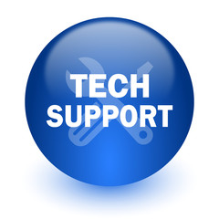 technical support computer icon on white background