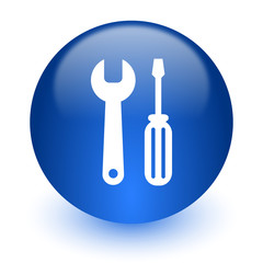 tool computer icon on white background