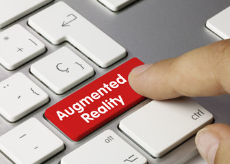 Augmented reality. Keyboard