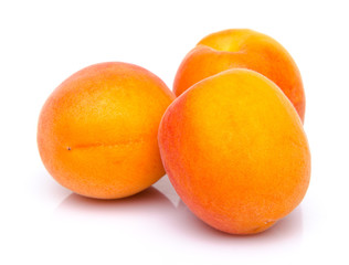 Three beautiful apricots