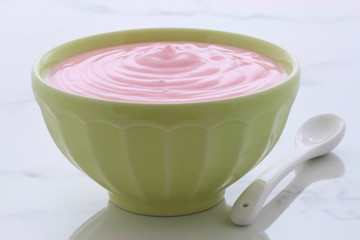 vintage strawberry yogurt