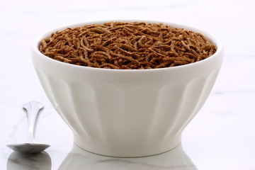 vintage bran cereal breakfast