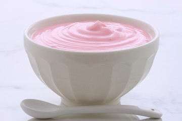 vintage strawberry yogurt