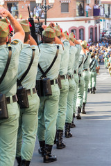 Spanish Legionnaires Marching