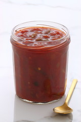 Delicious hot salsa dip