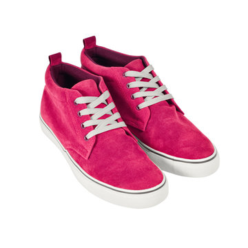 Sneakers isolated with path