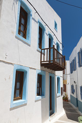 Fototapeta na wymiar Nikeia village at Nissiros island in Greece