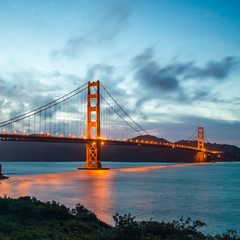 Famous Golden Gate Bridge in San Francisco