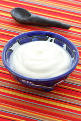 Fototapeta na wymiar Delicious sour cream