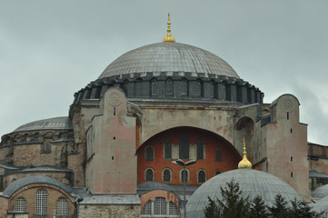 Fototapeta na wymiar [Türkei] Istanbul - Blaue Moschee, Hagia Sophia