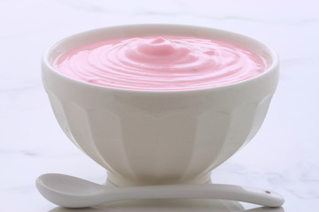 vintage strawberry yogurt