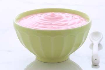vintage strawberry yogurt