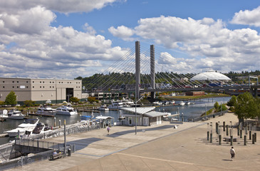 Dock Street marina Tacoma Washington.
