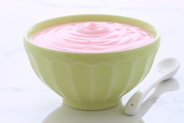 vintage strawberry yogurt