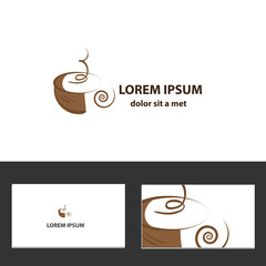 Abstract vector logo design template for business