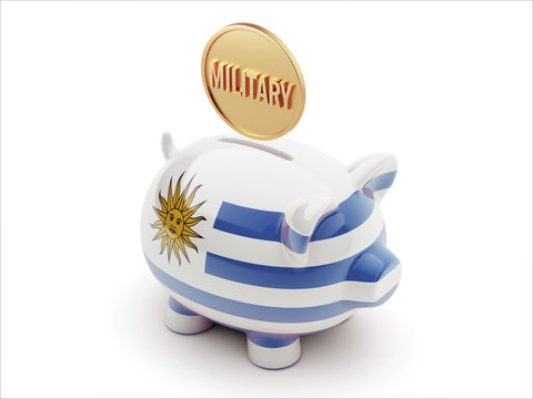 Uruguay Military Concept. Piggy Concept