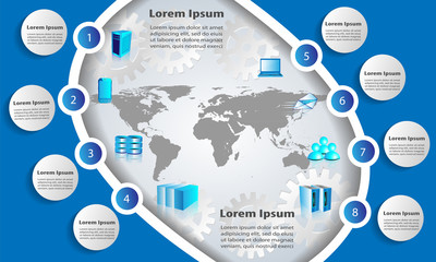 Enterprise application Integration Architecture Infographics