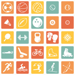 Vector Set of Sport Icons