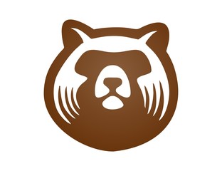 bear logo,modern media business symbol,animal mammal icon