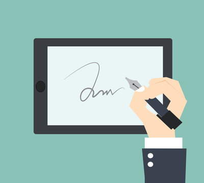 Digital Signature On Sign Pad