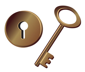 Key and keyhole