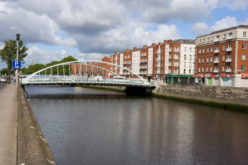 Fototapeta na wymiar City of Dublin in Ireland