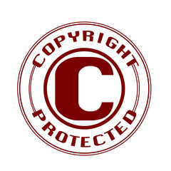 copyright protected stamp